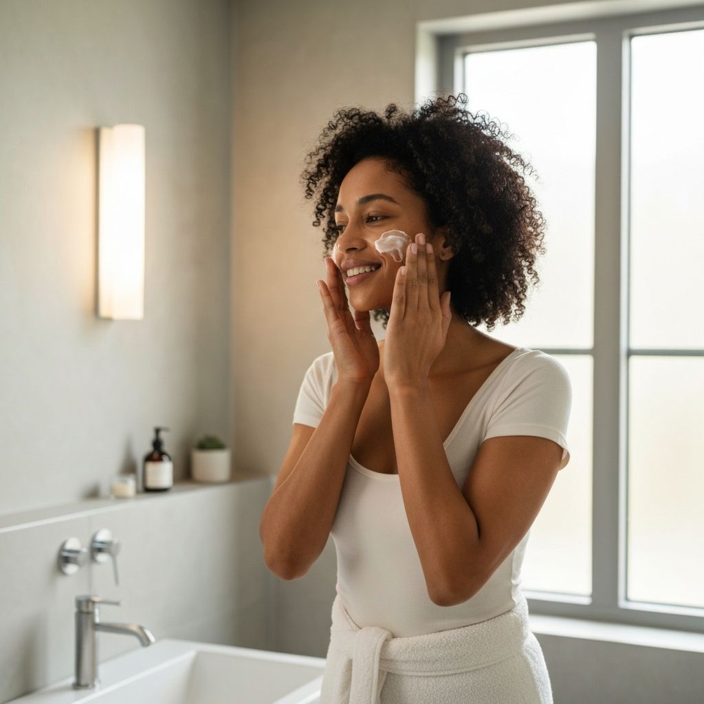 Daily skincare routine